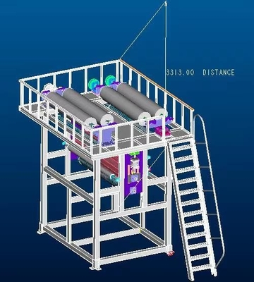 Machine de laminage des métaux avec rouleau à rouleaux pour le transport