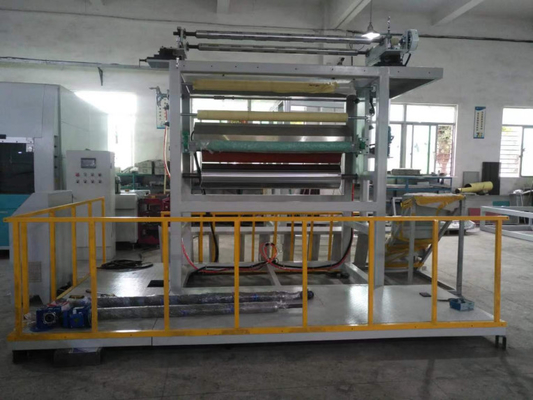 Machine de transfert de chaleur rotative de 3500 mm × 1720 mm × 1850 mm pour panneaux de silicate de calcium 1