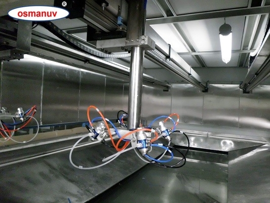 Pour les plaques d'acier, le pulvérisateur à canon à silicate de calcium Diamètre du pistolet de pulvérisation équipement de revêtement par pulvérisation automatique pour une largeur de revêtement efficace