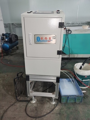 1100 mm * 410 mm * 1100 mm Machine de revêtement par pulvérisation pour conteneur de pâte alimentaire