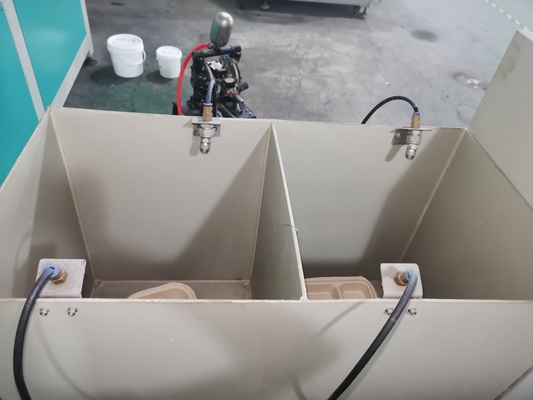 1100 mm * 410 mm * 1100 mm Machine de revêtement par pulvérisation pour conteneur de pâte alimentaire