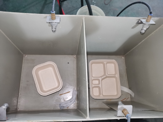 1100 mm * 410 mm * 1100 mm Machine de revêtement par pulvérisation pour conteneur de pâte alimentaire