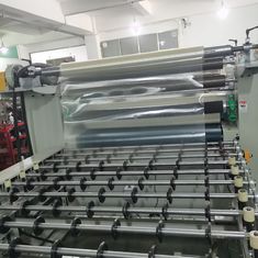 Ligne de revêtement par transfert UV LED compacte pour finitions écologiques sur panneaux composites en bois