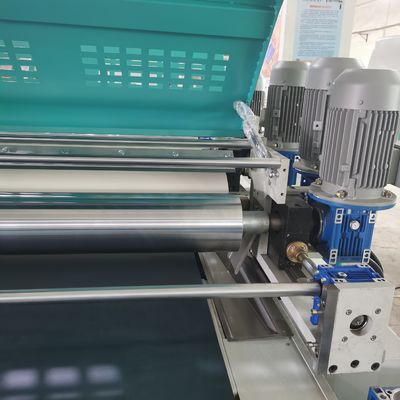 Machine de revêtement à haute vitesse à deux rouleaux pour porte en verre en bois acrylique