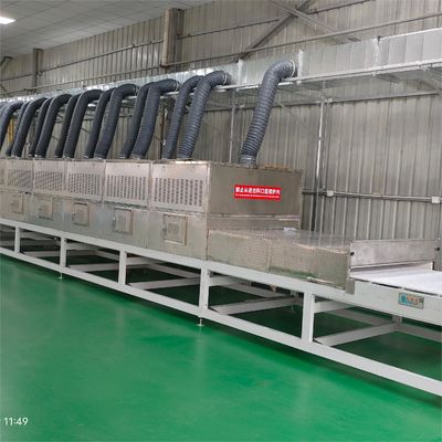 Machine de séchage à micro-ondes à refroidissement par eau de puissance 85 kW 9e étape
