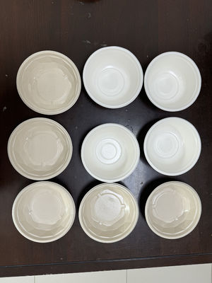 Ligne de revêtement rotatif à grande vitesse respectueuse de l'environnement pour des emballages moulés en pâte à papier durables - revêtement à base d'eau de précision