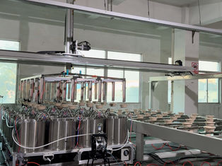 Ligne d'enduction par centrifugation à grande vitesse à 24 stations avec étanchéité pour contenants alimentaires moulés en pâte à papier