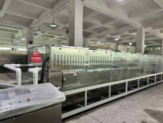 Fabrication durable Conception écologique de la machine de séchage à micro-ondes à 14 étages pour les fruits de mer en pâte