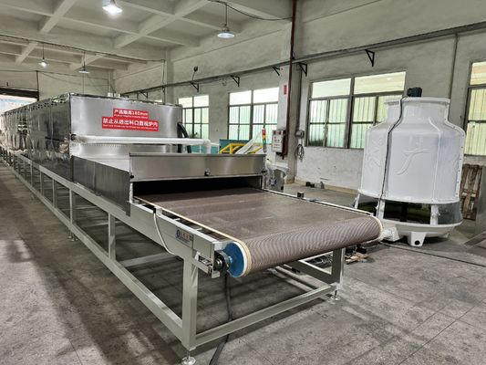 Fabrication durable Conception écologique de la machine de séchage à micro-ondes à 14 étages pour les fruits de mer en pâte