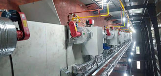 Ligne de séchage industriel à gaz naturel de 28 m de haute capacité 24 kW pour le moulage de pâte à papier