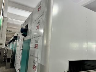 Une ligne de séchage compacte de 28 m à gaz naturel pour la production à grande échelle
