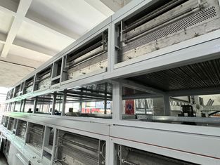 Machine de séchage à double couche à circulation d'air chaud au gaz pour 1320 convoyeur 144 kW