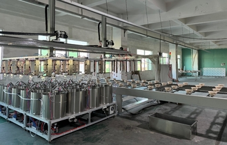 Ligne de production de revêtement intérieur de plateaux de vaisselle de sécurité alimentaire à grande vitesse pour le moulage de la pâte