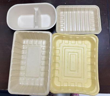 Ligne de revêtement à rotation intelligente de 24 stations pour revêtement à barrière eau/huile de la vaisselle moulée en pâte