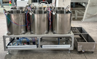 Fully Automatic 24-Station Rotary Coating Line for Pulp Molded Food Packaging - High-Precision Internal Barrier Solution