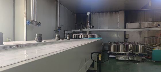 Machine de revêtement à rotation compacte et multifonctionnelle pour revêtement de produit moulé en pâte à papier d'emballage alimentaire