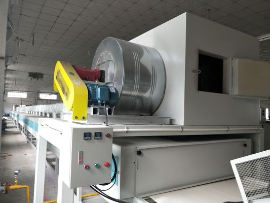 Ligne de séchage et de revêtement par rotation au gaz naturel pour les panneaux en fibre de ciment et en carbonate de calcium