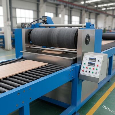 Enduiseur à rouleau simple robuste grande largeur pour la finition de panneaux de meubles