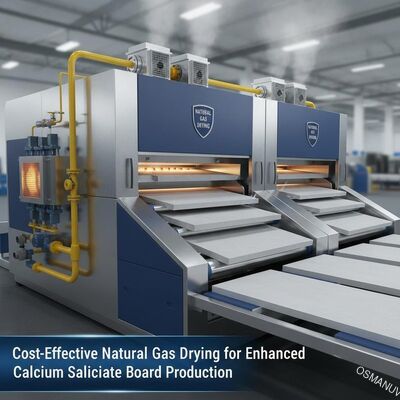 Séchage au gaz naturel rentable pour une production améliorée de panneaux de silicate de calcium
