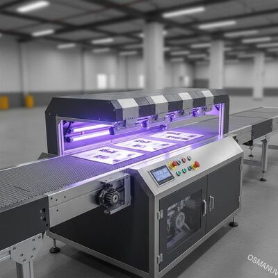 Machine de séchage UV haute vitesse à 5 lampes avec convoyeur personnalisable pour le séchage instantané de l'encre