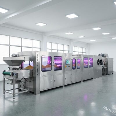 Ligne de production de séchage par micro-ondes polyvalente et personnalisable pour la stérilisation et la déshydratation industrielles économes en énergie