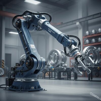 Manipulateur de robot industriel à 6 axes lourd avec une charge utile élevée, une portée personnalisable et une flexibilité multi-applications