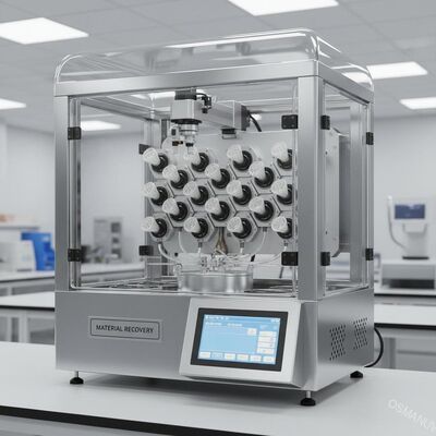 Système de revêtement par centrifugation à 24 positions avec mandrin personnalisé à récupération intelligente de matériau pour une perte minimale