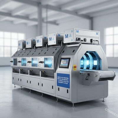 SÉCHEUR CONVOYEUR INDUSTRIEL À MICRO-ONDES ÉCONOME EN ÉNERGIE – CONFIGURATION DES MAGNÉTRONS ET FLUX D'AIR PERSONNALISABLES