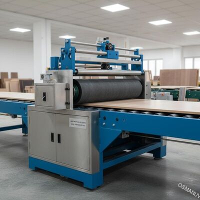 Enduiseur à rouleau simple robuste grande largeur pour la finition de panneaux de meubles