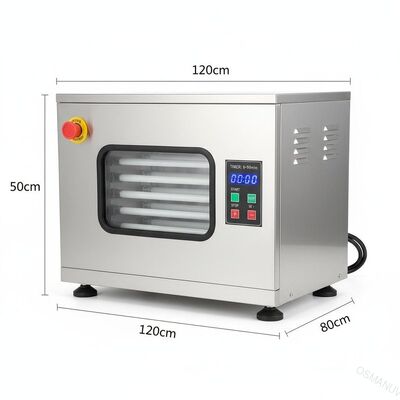 Machine d'irradiation UV en acier inoxydable de 120*80*50 cm avec plage de commande du chronomètre 0-99min