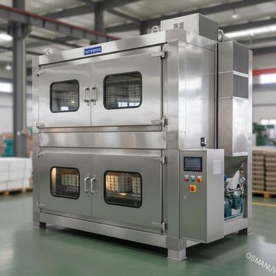 Forneau à séchage à gaz naturel à double étage de grande capacité pour le moulage industriel de pâte à papier