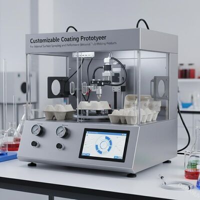 Prototypes de revêtement personnalisables pour la pulvérisation interne et l'évaluation des performances des produits de moulage de pâte