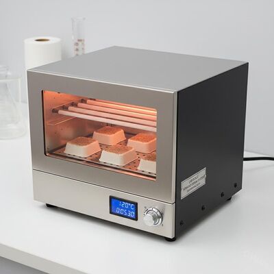 Système de séchage infrarouge à l'échelle du laboratoire pour le revêtement de pâte moulée