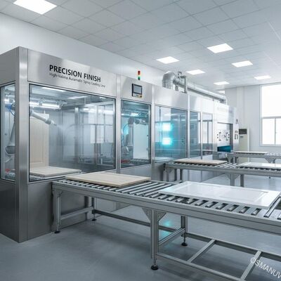 High-Volume Automatic Spray Coating Line for Wood Door Manufacturing - Precision Finish Solution