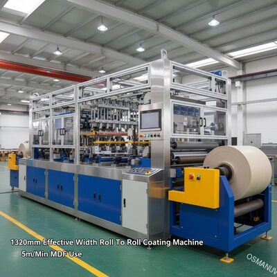 petit pain efficace de largeur de 1320mm pour rouler l'utilisation de forces de défense principale de la machine de revêtement 5m/Min