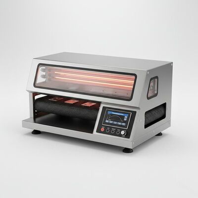 Four de séchage IR programmable compact avec convoyeur pour tests R&D continus