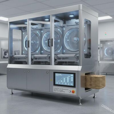 Sèche-linge micro-ondes multi-zones de précision avec retour d'humidité en temps réel pour le moulage de pâte de haute qualité