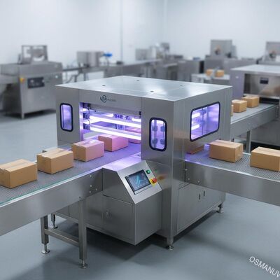 Machine UV d'irradiation de nourriture de Mesh Belt pour le carton de panneau de paquet