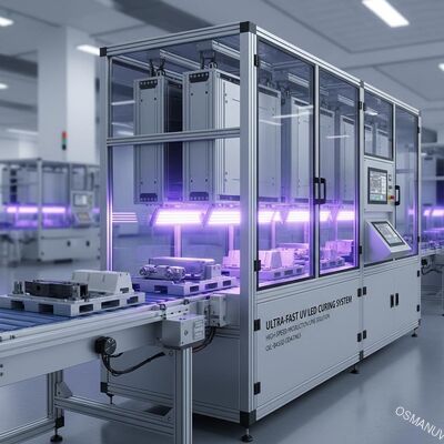 Système de durcissement UV LED ultra-rapide pour revêtements à base d'huile - Solution pour chaîne de production à haute vitesse