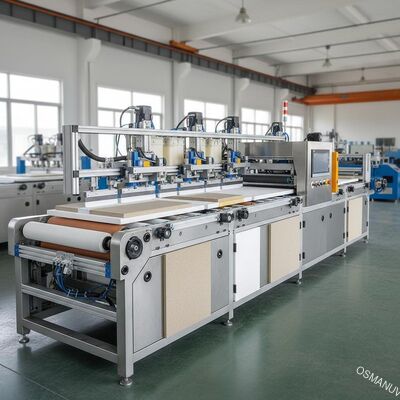 Ligne de revêtement automatique de couteau à grande vitesse et durable pour les panneaux en céramique XPS et mousseuse - Conçue pour une production continue à grande échelle