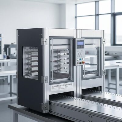 Module modulaire de simulation de durcissement infrarouge pour les lignes de revêtement pilotes