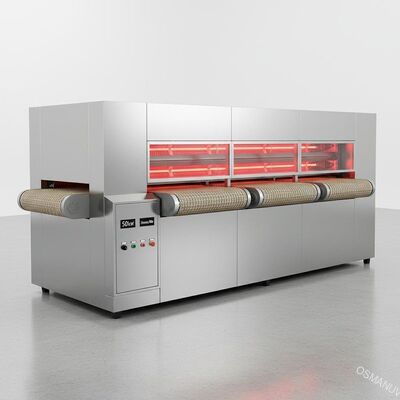 machine de séchage infrarouge 3sheets/Min de l'acier inoxydable 50kw