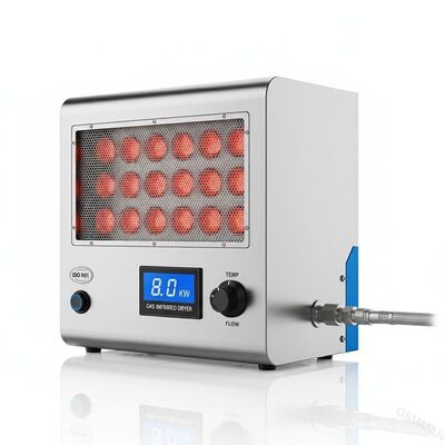 Machine de séchage d'infrarouge de gaz naturel d'ISO9001 8KW