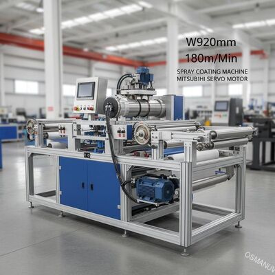 Moteur servo W920mm 180m/Min de Mitsubishi de machine de revêtement de jet