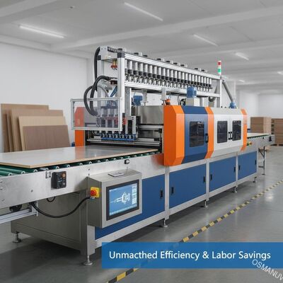 Laminage et coupe à grande vitesse en une seule machine pour le traitement des panneaux - Efficacité et économie de main-d'œuvre inégalées