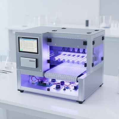 l'omron transmettent par relais la machine de traitement UV de traitement UV de Quickiy de colle de l'affichage à cristaux liquides LED de bande de conveyeur de flon de Machinete