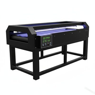 Machine UV de convoyeur de noir de 27.5KW 3m/Min avec l'affichage de vitesse de LED