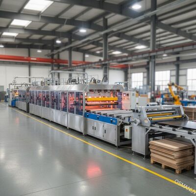 Machine universelle de laminage de panneaux pour métal, verre et panneaux de meubles - Ligne de production à haut rendement