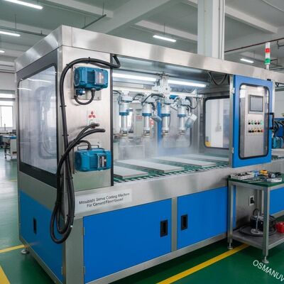 Machine de revêtement de jet de moteur servo de Mitsubishi pour le panneau de fibres agglomérées de ciment
