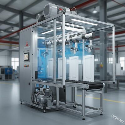 Le moteur servo de 60KW Mitsubishi pulvérisent l'équipement de revêtement pour le panneau de porte